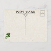 St. Patrick's Day Irish Shamrock Blessing Briefkaart (Achterkant)