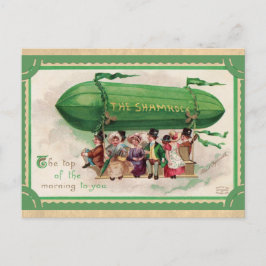 St Patricks Day  Irish Shamrock Blimp Briefkaart