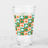 St. Patrick's Day Irish Shamrock Clover Beer Glas (Achterkant)