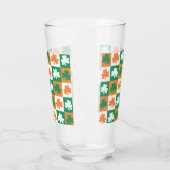 St. Patrick's Day Irish Shamrock Clover Beer Glas (Links)