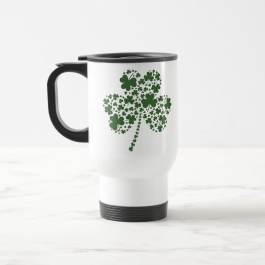 St Patrick's Day Irish Shamrock Clover Reisbeker (Links)