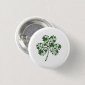 St Patrick's Day Irish Shamrock Clover Ronde Button 3,2 Cm (Voorkant /achterkant)
