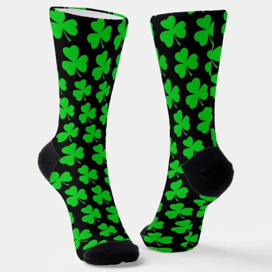 St Patrick's Day Irish Shamrock Holy Trinity Sokken (Gebogen)