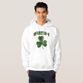 St. Patrick's Day Irish Shamrock Hoodie (Voorkant volledig)