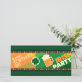 St Patrick's Day Irish Shamrock Party (Staand voorkant)