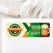 St Patrick's Day Irish Shamrock Party Etiket (Insitu)