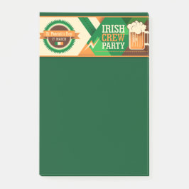 St Patrick's Day Irish Shamrock Party Post-it® Notes