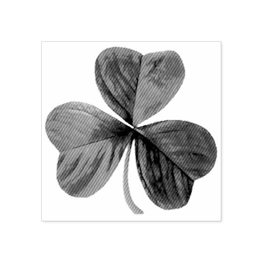 St Patrick's Day Irish Shamrock Rubberstempel (Afrduk)