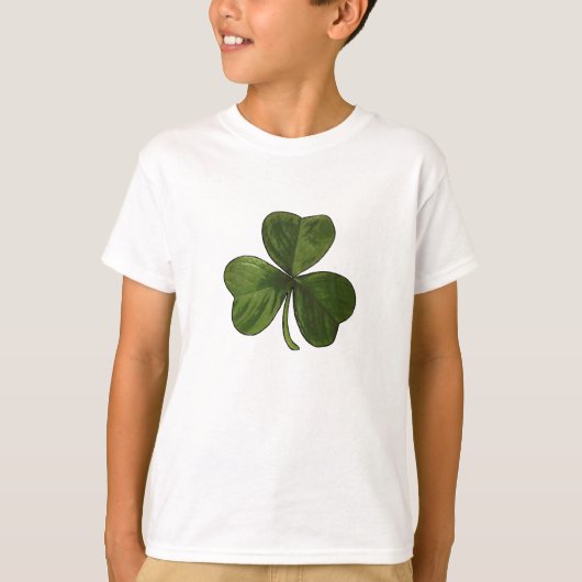 St Patrick's Day Irish Shamrock T-shirt (Voorkant)