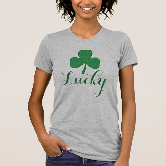 St. Patrick's Day Irish Shamrock T-Shirt (Voorkant)