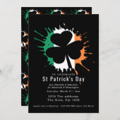St Patricks Day Irish Shamrocks en Shenanigans Kaart (Voorkant / Achterkant)