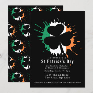 St Patricks Day Irish Shamrocks en Shenanigans Kaart