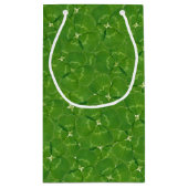 St. Patrick's Day Irish Shamrocks Klein Cadeauzakje (Achterkant)