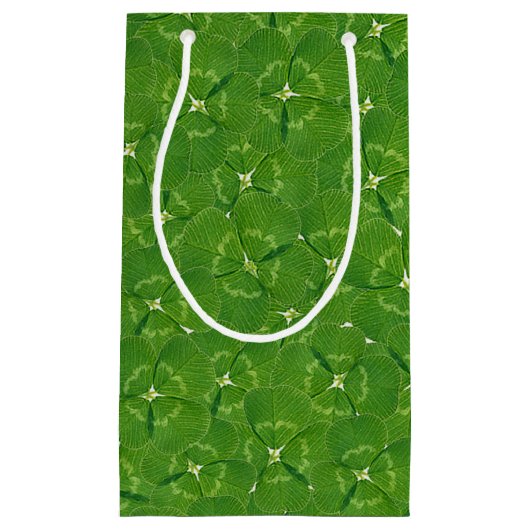 St. Patrick's Day Irish Shamrocks Klein Cadeauzakje (Voorkant)