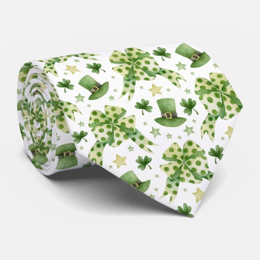 St Patricks Day Irish Stropdas (Opgerold)