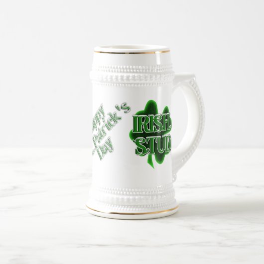 St. Patrick's Day Irish Stud Bierpul (Voorkant rechts)