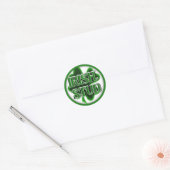 St. Patrick's Day Irish Stud Ronde Sticker (Envelop)