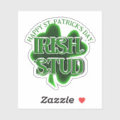 St. Patrick's Day Irish Stud Sticker (Vel)