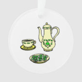 St. Patrick's Day Irish Tea Set Ornament (voorkant)