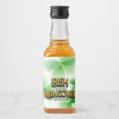St. Patrick's Day Irish Today - Morgen Likeurfles Etiket (Voorkant)