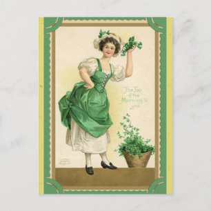  St. Patricks Day Irish Top of the Morning Briefkaart