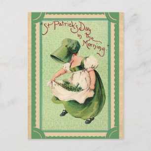 St. Patricks Day Irish Top of the Morning Briefkaart