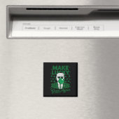 St. Patrick's Day Irish Trump Bubble Gum Grappig Magneet (Insitu (Vaatwasser))