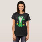 St Patrick's Day Irish Tuxedo Childs Leprechaun Co T-shirt (Voorkant volledig)