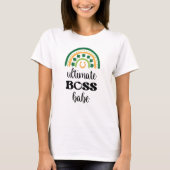 St Patrick's Day Irish Ultimate Boss Babe Rainbow T-shirt (Voorkant)