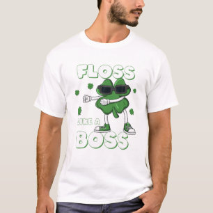 St. Patrick's Day Irish Unicorn face Mannen Women  T-shirt