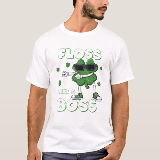 St. Patrick's Day Irish Unicorn face Mannen Women T-shirt (Voorkant)