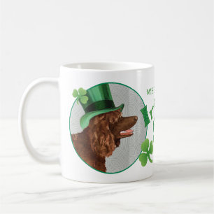 St. Patrick's Day Irish Water Spaniel Koffiemok