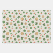 St. Patrick's Day Irish Wrapping Paper set of 3 (Voorkant 2)