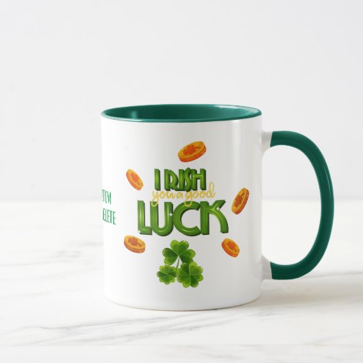St. Patrick's Day Irish You a Good Luck Mok (Rechts)