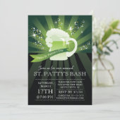 St. Patrick's Day jaarlijkse Bash Party Kaart (Staand voorkant)