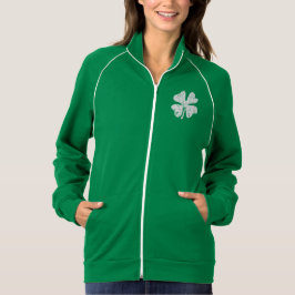 St Patrick's Day jas voor vrouwen | shamrock groen Hoodie