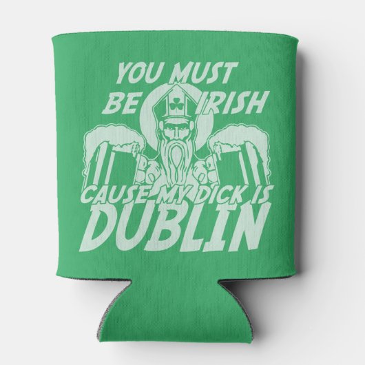 St Patricks Day Je moet Iers zijn Blikjeskoeler (Achterkant)