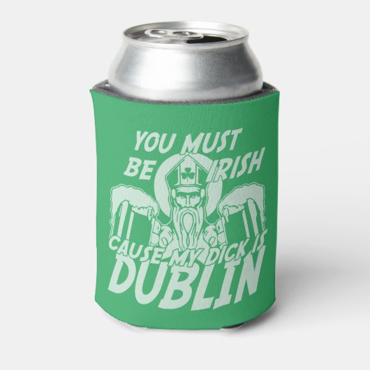 St Patricks Day Je moet Iers zijn Blikjeskoeler (Blikje Achterkant)
