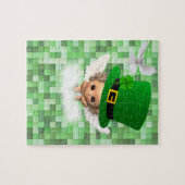St. Patrick's Day Jigzaag Puzzle Angel Legpuzzel (Horizontaal)