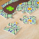 St. Patrick's Day Jigzaag Puzzle Dog Legpuzzel (Zijkant)
