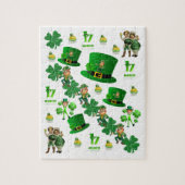 St. Patrick's Day Jigzaag Puzzle Legpuzzel (Verticaal)