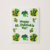St. Patrick's Day Jigzaag Puzzle Legpuzzel (Verticaal)