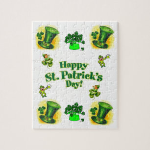 St. Patrick's Day Jigzaag Puzzle Legpuzzel