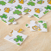 St. Patrick's Day Jigzaag Puzzle Legpuzzel (Zijkant)