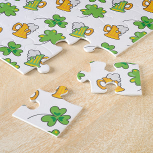St. Patrick's Day Jigzaag Puzzle Legpuzzel