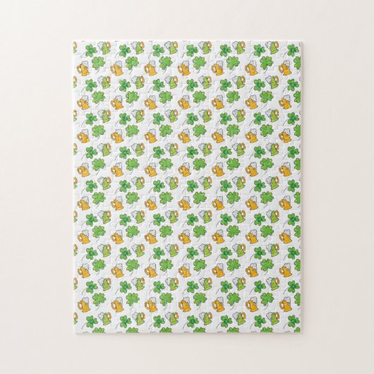 St. Patrick's Day Jigzaag Puzzle Legpuzzel (Verticaal)