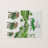 St. Patrick's Day Jigzaag Puzzle Legpuzzel (Horizontaal)