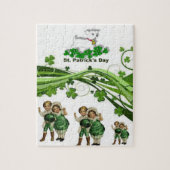 St. Patrick's Day Jigzaag Puzzle Legpuzzel (Verticaal)