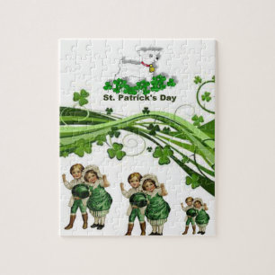St. Patrick's Day Jigzaag Puzzle Legpuzzel