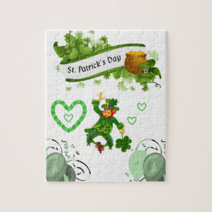 St. Patrick's Day Jigzaag Puzzle Legpuzzel